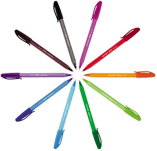 Balpen Paper Mate Inkjoy 100 UF blauw 1 Stuk-4