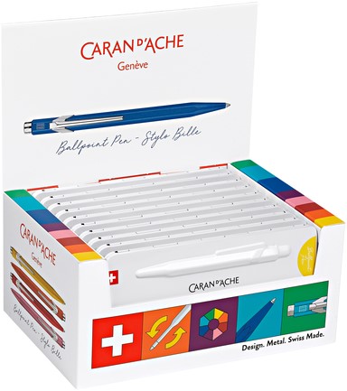 Balpen Caran d'Ache Colormat-X 849 display á 10st 1 Stuk