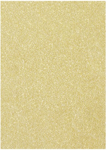 Glitterkarton Folia 50x70cm 300gr 5vel goud 5 Vel-2