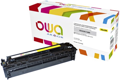 Tonercartridge OWA HP CE322A geel 1 Stuk
