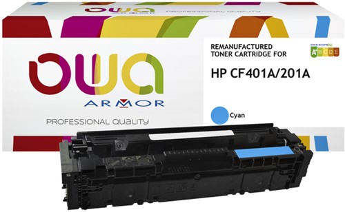 Tonercartridge OWA HP CF401A blauw 1 Stuk