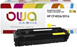 Tonercartridge OWA HP CF402A geel 1 Stuk