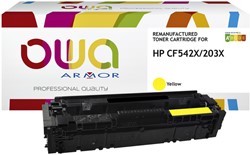 Tonercartridge OWA HP CF542X geel 1 Stuk