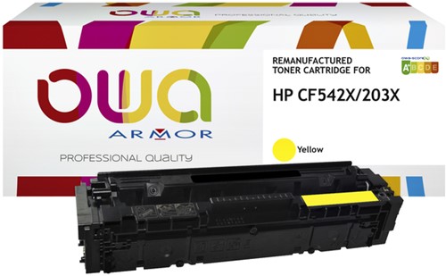 Tonercartridge OWA HP CF542X geel 1 Stuk