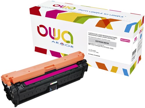 Tonercartridge OWA HP CE743A rood 1 Stuk