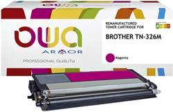 Toner OWA Brother TN-326M rood 1 Stuk