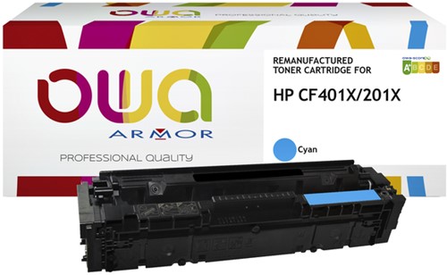 Tonercartridge OWA HP CF401X blauw 1 Stuk