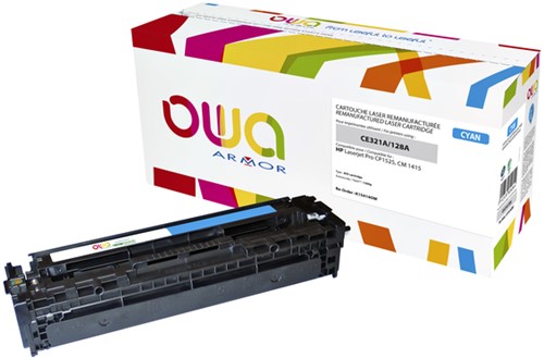 Tonercartridge OWA HP CE321A blauw 1 Stuk