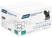 Handschoen Hynex S nitril 100st zwart 100 Stuk-2