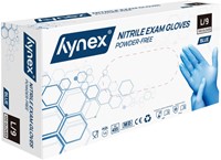 Handschoen Hynex L nitril 100st blauw 100 Stuk