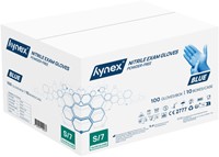 Handschoen Hynex S nitril 100st blauw 100 Stuk-2