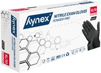 Handschoen Hynex nitril XL 100st zwart 100 Stuk