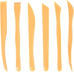 Boetseerspatel Conda set à 6 stuks 20 cm plastic 6 Stuk