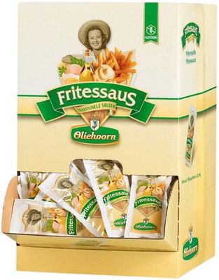 Fritessaus Oliehoorn 35pr glutenvr sachet 198x20ml 198 Stuk