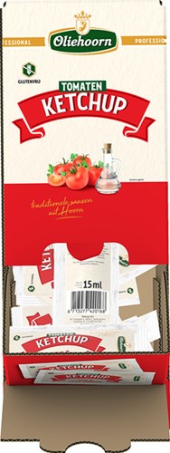 Tomatenketchup Oliehoorn sachet 150x15ml 150 Stuk
