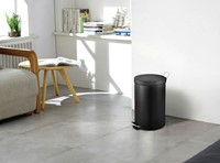 Pedaalemmer Vepa Bins 12 liter zwart 1 Stuk-1