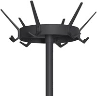 Kapstok Vepa Bins Crown 18 haken staand zwart 1 Stuk-2