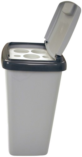 Afvalbak Vepa Bins bekerinzet 50 liter grijs 1 Stuk-1