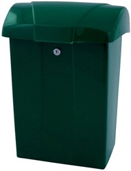 Brievenbus Vepa Bins met klep kunststof groen 1 Stuk