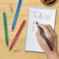 Balpen Papermate Inkjoy 100 RT M assorti 8 Stuk-3