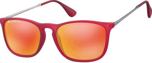 Zonnebril Montana met rood glas rood 1 Stuk