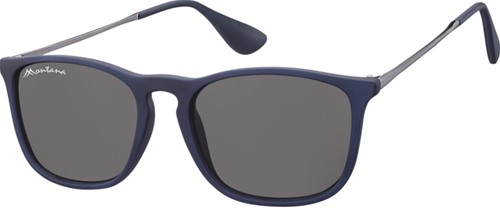 Zonnebril Montana met smoke glas mtl donkerblauw 1 Stuk
