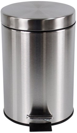Afvalbak BRASQ pedaalemmer 3 liter rvs 1 Stuk