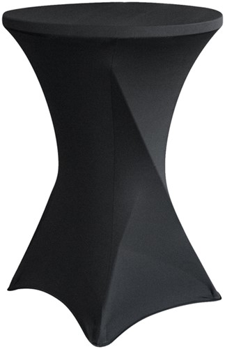 Tafelrok BRASQ voor statafel 80cm zwart 1 Stuk