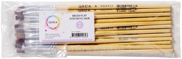 Kwast Qrea synthetisch haar nr 6 1 Stuk-2