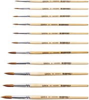 Penseel Qrea synthetisch haar  set à 5 breedtes 5 Stuk-6