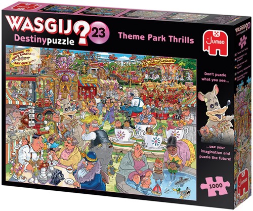 Puzzel Wasgij Destiny Spektakel In Pretpark 1000st 1 Stuk-2