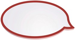 Workshopkaarten MAUL ballon 11x19cm wit 50 Stuk