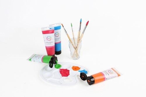 Penseel Qrea synthetisch haar  nr 4 1 Stuk-2