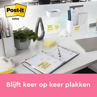 Memoblok 3M Post-it 563 101x101mm geel 200 Vel-3