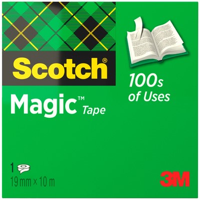 Plakband Scotch Magic 810 19mmx10m onzichtbaar 1 Rol