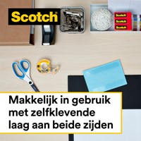 Plakband Scotch Magic 665 19mmx33m dubbelzijdig 1 Rol-3