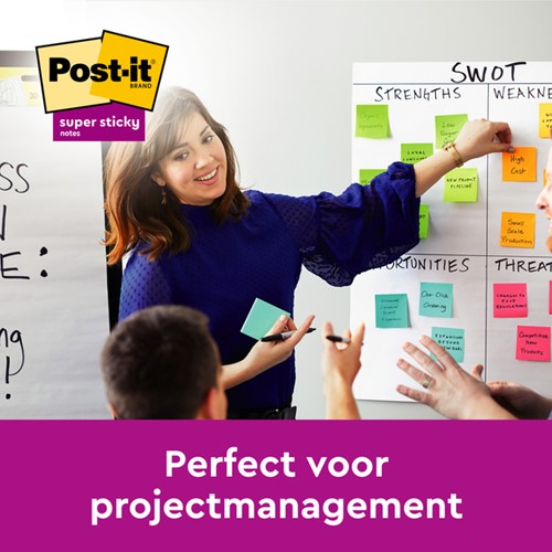 Memoblok 3M Post-it Z-Note R330 SS 76x76mm assorti 24 Stuk-2