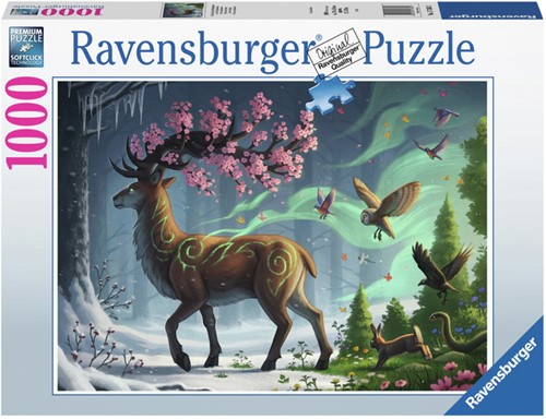 Puzzel Ravensburger Hert van de lente 1000 stukjes 1 Stuk