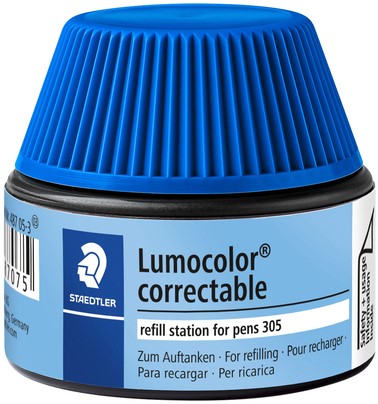 Viltstiftvulling Staedtler lumocolor correctabl bl 20 Milliliter