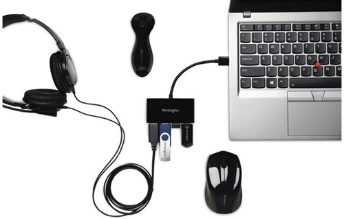Hub Kensington USB 4-poorts USB 3.0 1 Stuk-2