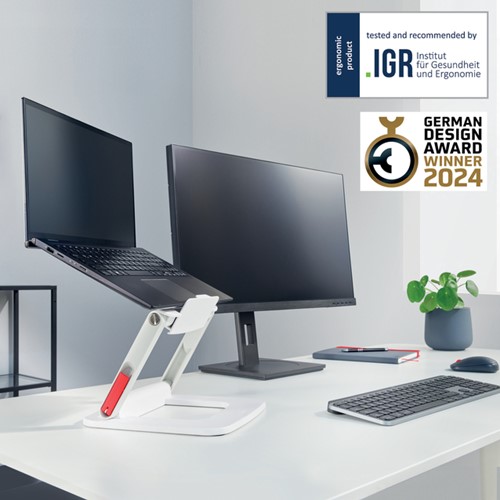 Laptopstandaard Leitz Ergo verstelbare multihoek 1 Stuk-1