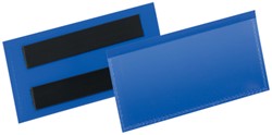 Documenthoes Durable magnetisch 100x38mm blauw 50 Stuk