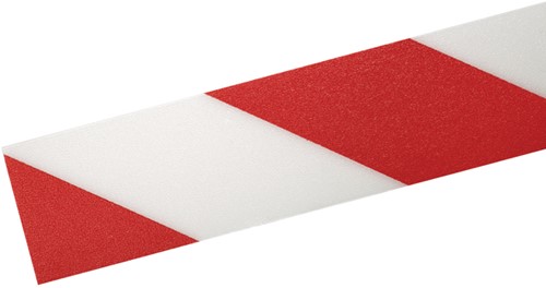 Vloermarkeringstape DURALINE 50mmx30m rood wit 1 Stuk-2
