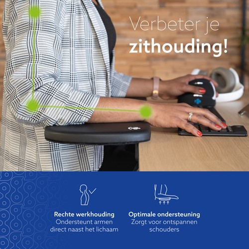 Armsteun R-Go Ergonomisch Zwart 1 Stuk-2
