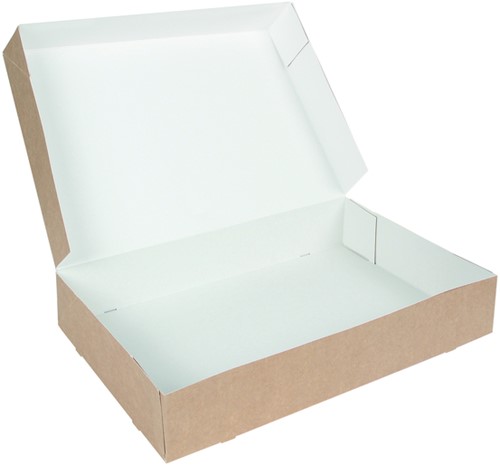 Cateringdoos IEZZY 46cm plasticvrij bruin 10 Stuk-2