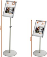 Infostandaard Nobo Premium Plus incl. A4 kliklijst 1 Stuk-2