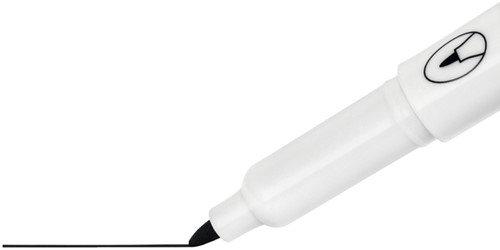 Whiteboardmarker Nobo Glide fijn 1mm zwart 4 Stuk-2