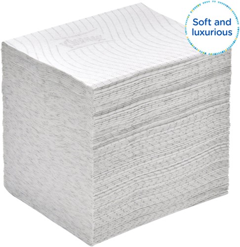 Toiletpapier Kleenex gevouwen 2laags 110x186mm wit 36 pak-1