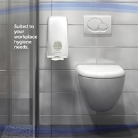 Toiletpapierdispenser Kimberly Clark gevouwen wit 1 Stuk-3