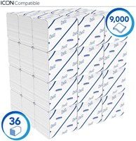 Toiletpapier Scott Control gevouwen 2laags wit 36 pak-2